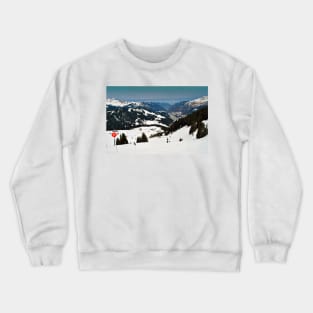 Morzine Lets Gets French Alps France Crewneck Sweatshirt